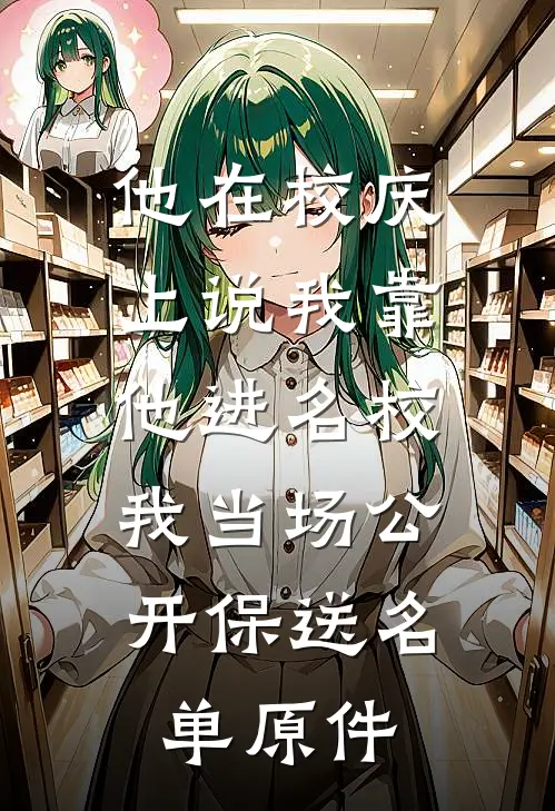 他在校庆上说我靠他进名校，我当场公开保送名单原件
