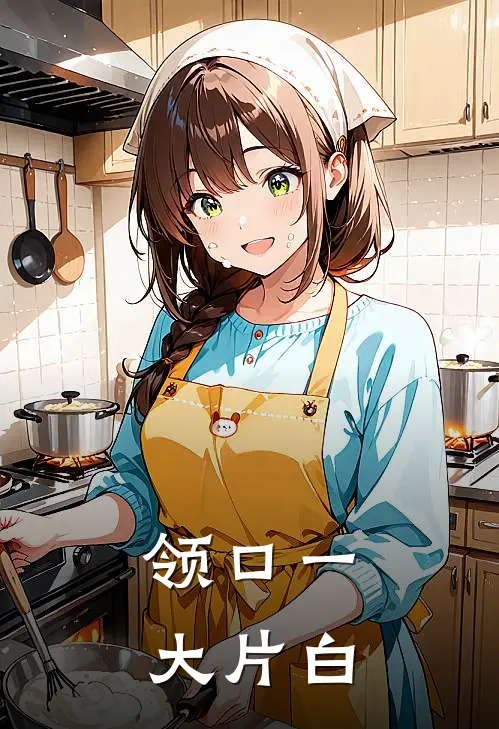 领口一大片白色的东西