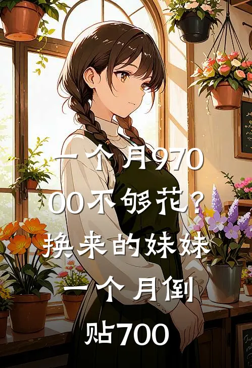 一个月97000不够花？换来的妹妹一个月倒贴700