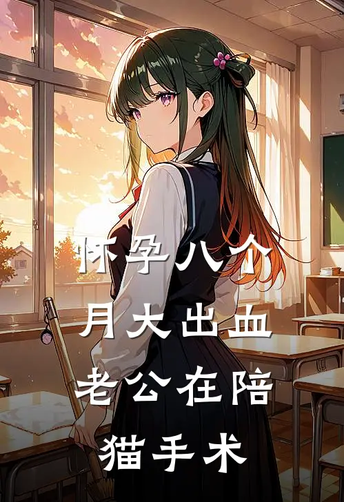 怀孕八个月大出血，老公在陪猫手术