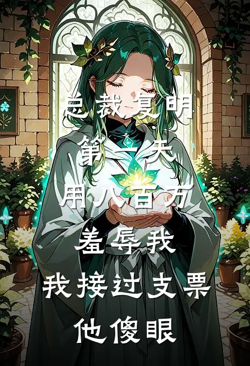 总裁复明第一天，用八百万羞辱我，我接过支票，他傻眼