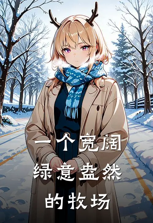 一个宽阔绿意盎然的牧场