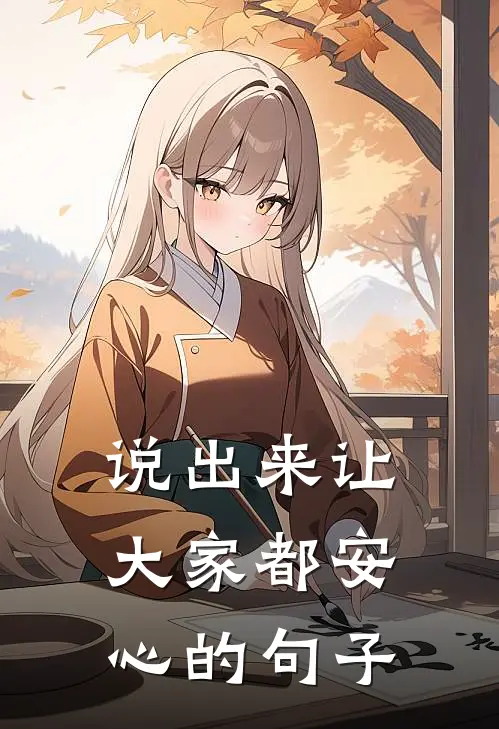 说出来让大家都安心的句子