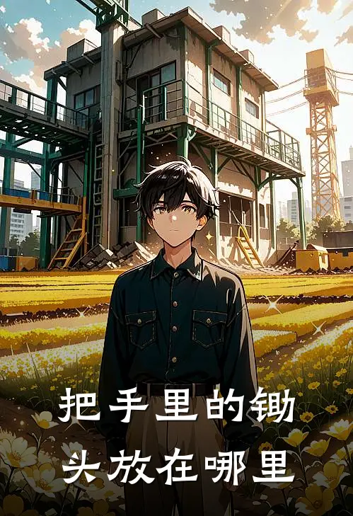 把手里的锄头放在哪里