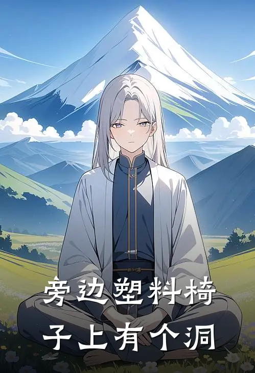 旁边塑料椅子上有个洞