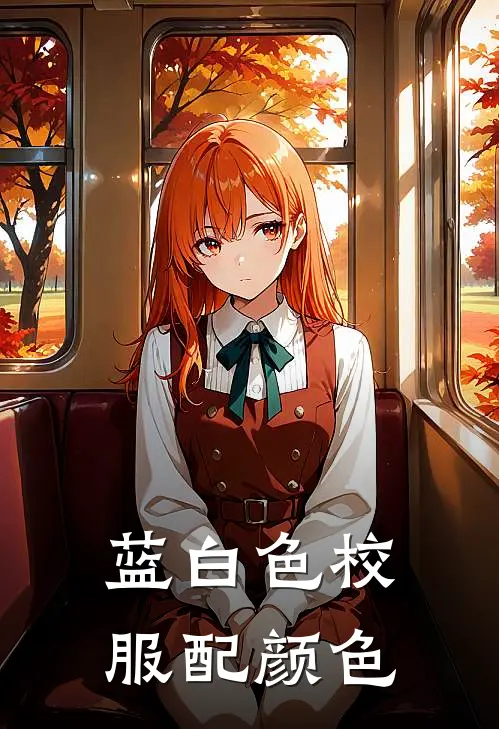 蓝白色校服配颜色