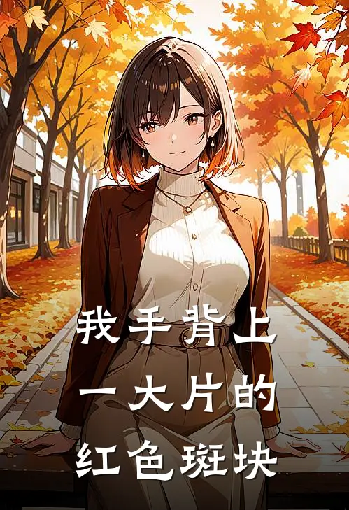 我手背上一大片的红色斑块