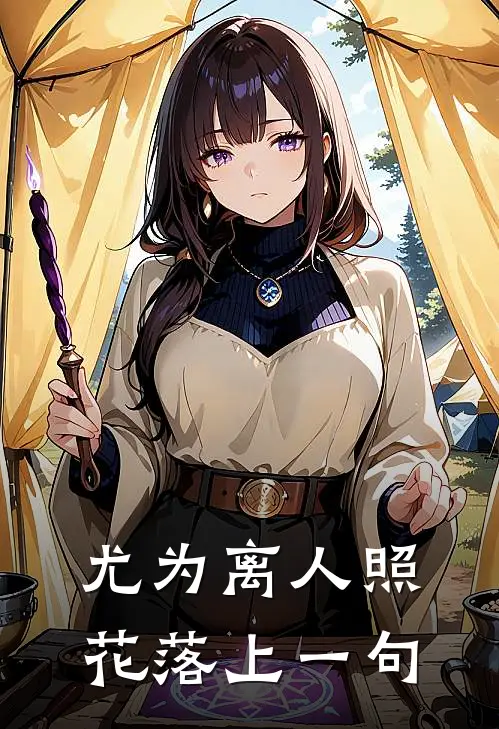 尤为离人照花落上一句