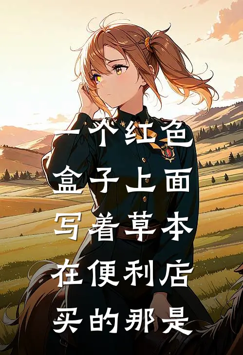 一个红色盒子上面写着草本,在便利店买的那是