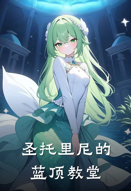圣托里尼的蓝顶教堂