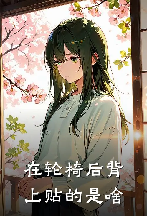 在轮椅后背上贴的是啥