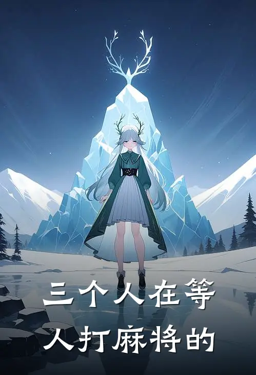 三个人在等人打麻将的