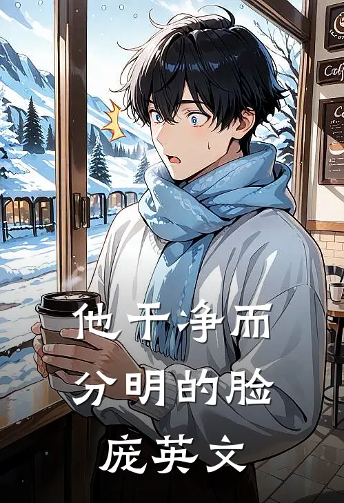 他干净而分明的脸庞英文
