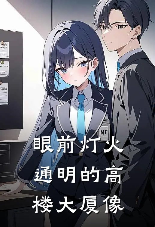 眼前灯火通明的高楼大厦像