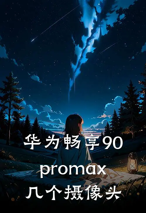 华为畅享90promax几个摄像头