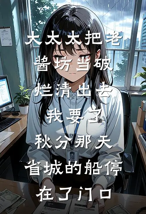 大太太把老酱坊当破烂清出去，我要了；秋分那天，省城的船停在了门口