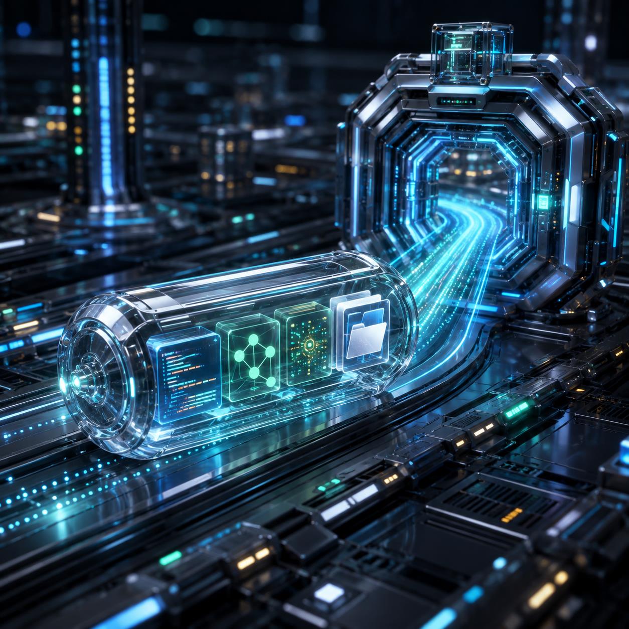 Codex API中转站项目上下文包 3D 科技渲染