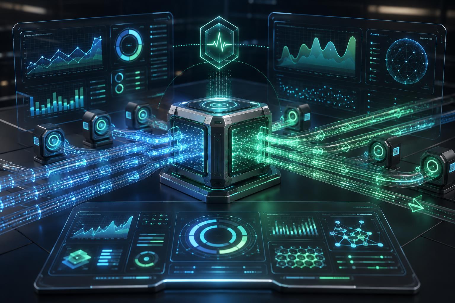 API中转站调用观测 3D 科技渲染