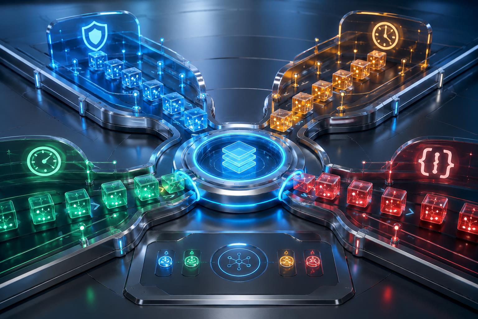 API 错误分类排查 3D 科技渲染